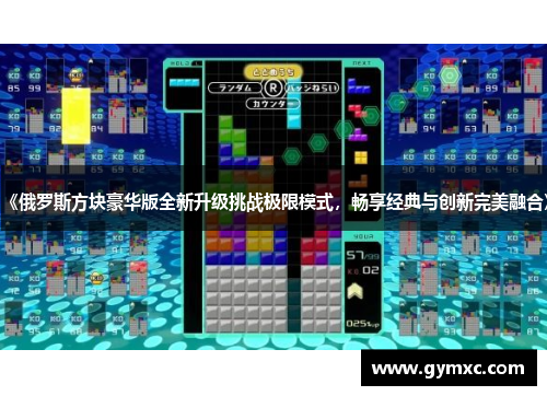 《俄罗斯方块豪华版全新升级挑战极限模式，畅享经典与创新完美融合》