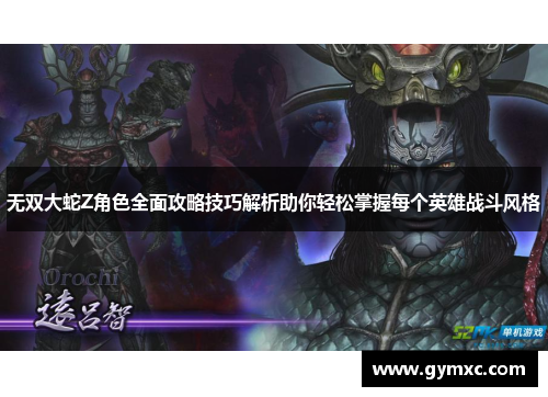 无双大蛇Z角色全面攻略技巧解析助你轻松掌握每个英雄战斗风格